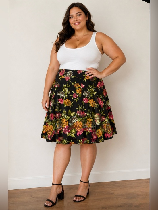East/East West Dresses & Skirts - East / East 5th Floral midi skirt a-line size 16